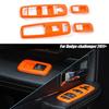 Oranger Fensterheber-Schalterpanel-Zierabdeckung für Dodge Charger 11+ / RAM 1500 10-17