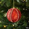 Foam Christmas Ornament Powder Coated Ball Foam Ball Pendant Xmas Bauble  Holiday Party Decor