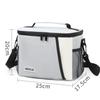Large Capacity Color Block Insulated Crossbody Lunch Bag & Picnic Tote