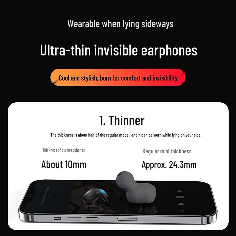 SR Berlin Sound X5 Bone Conduction Sleep Earbuds