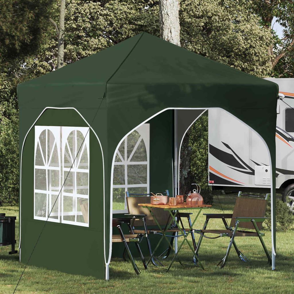Pop Up Party Tent 192 X 192 X 245 Cm Green