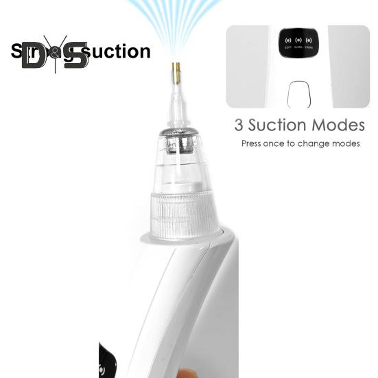 Stilou de artă cu diamant cu vid, stilou de artă cu diamant electric fără fir, cu vârfuri de înlocuire, 3 moduri de aspirare reglabile, stilou de vid pentru meșteșuguri de artă cu diamant DIY