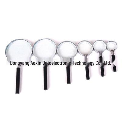 50/60/75/90/100 mm Handheld Vergrootglas voor Ouderen en Kinderen - Semi-Metalen Leesbril