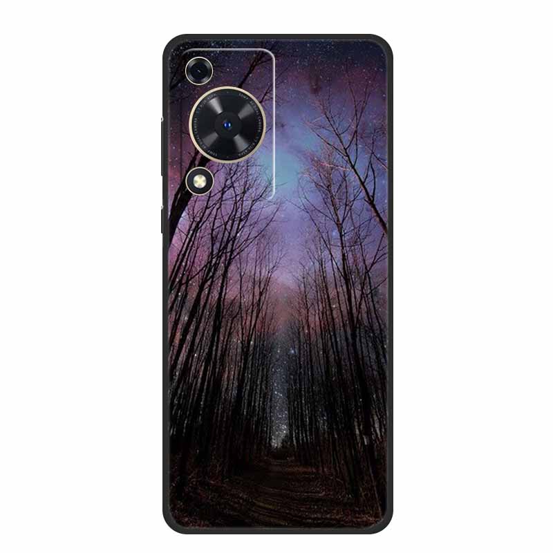 Coque For Huawei Nova Y72 Case Fashion Marble Black Silicone Soft Phone Cover Case For Huawei Nova Y72 Back Cover Case Y 72 Capa