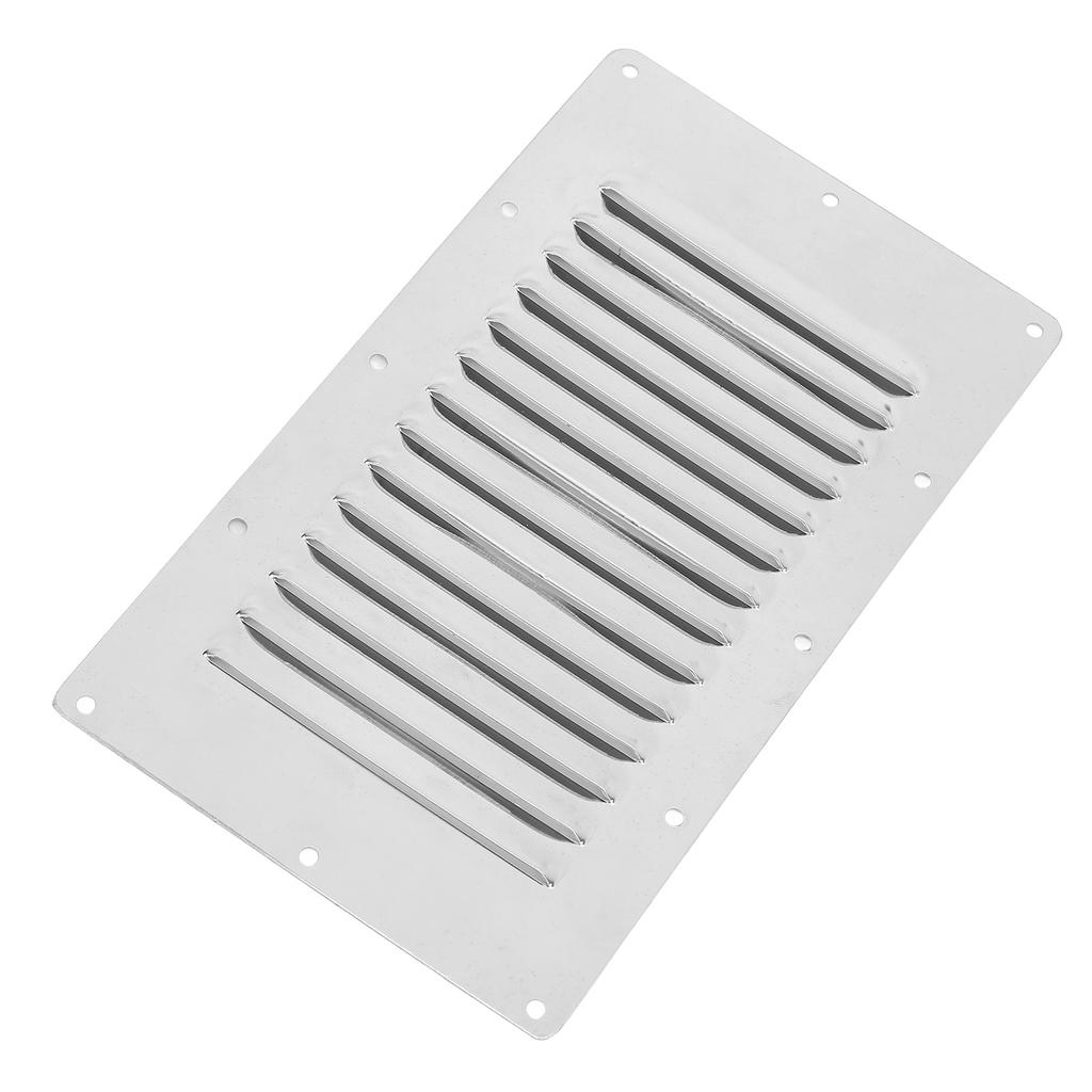 Boat Louvered Vent Rustproof 304 Stainless Steel Marine Ventilation Grille Cover with Screws for Yachts RV