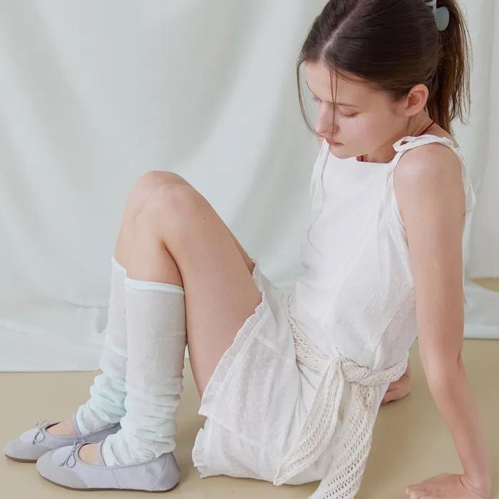 Sugar Loose Long Leg Warmers (mint)