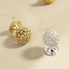 Round Ball Shape Cabinet Door Knob Zinc Alloy Wardrobe Handle Classical Drawer Handle  Wardrobe Use