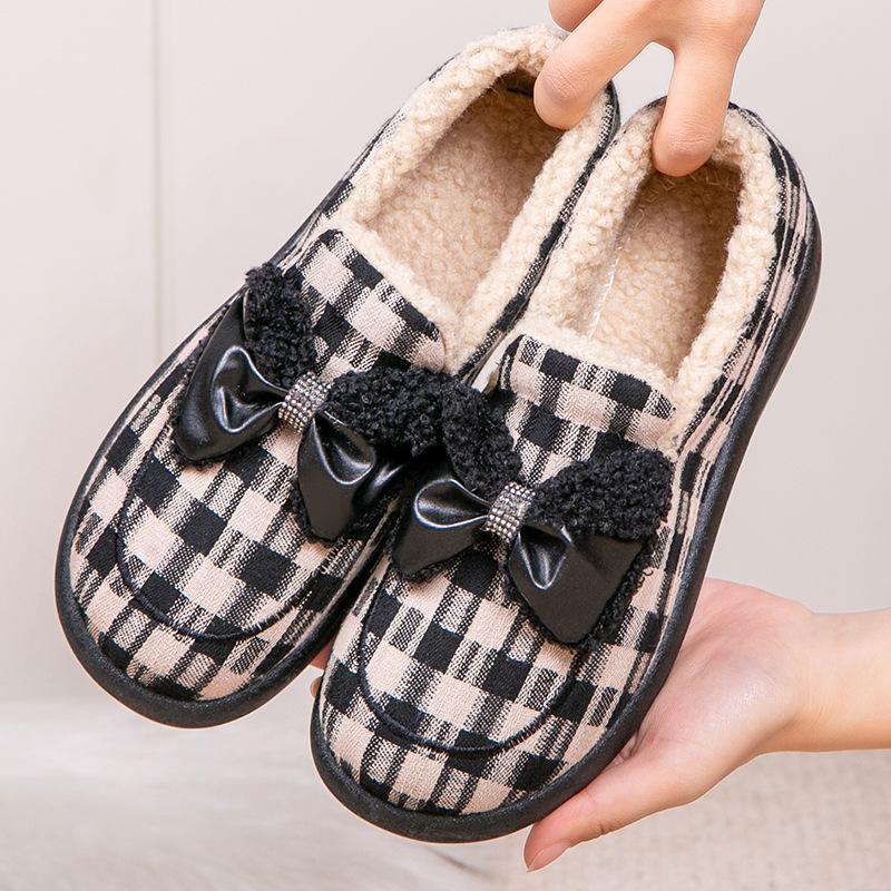 

Женские зимние теплые мокасины на платформе, нескользящие туфли на плоской подошве, прогулочная обувь с подкладкой из искусственного меха для дома и улицы, прогулочная обувь для женщин с подкладкой из искусственного меха 41