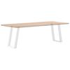Vidxl Nogi Do Stołu Jadalnianego, 2 Szt., Białe, 50X(72-73) Cm, Stal