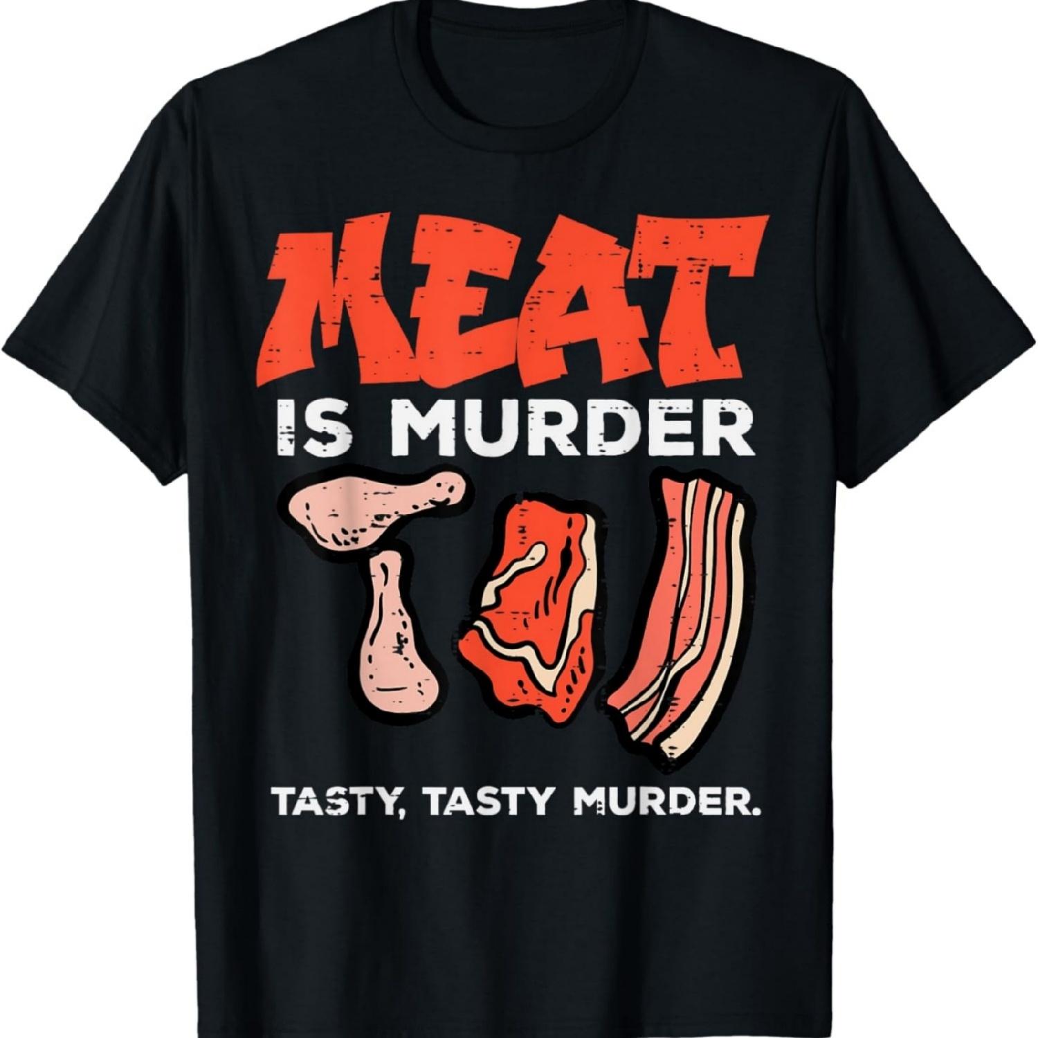 Meat Is Tasty Bbq Funny Barbecue Grilling Men Women T-Shirt XXXXXL разноцветный
