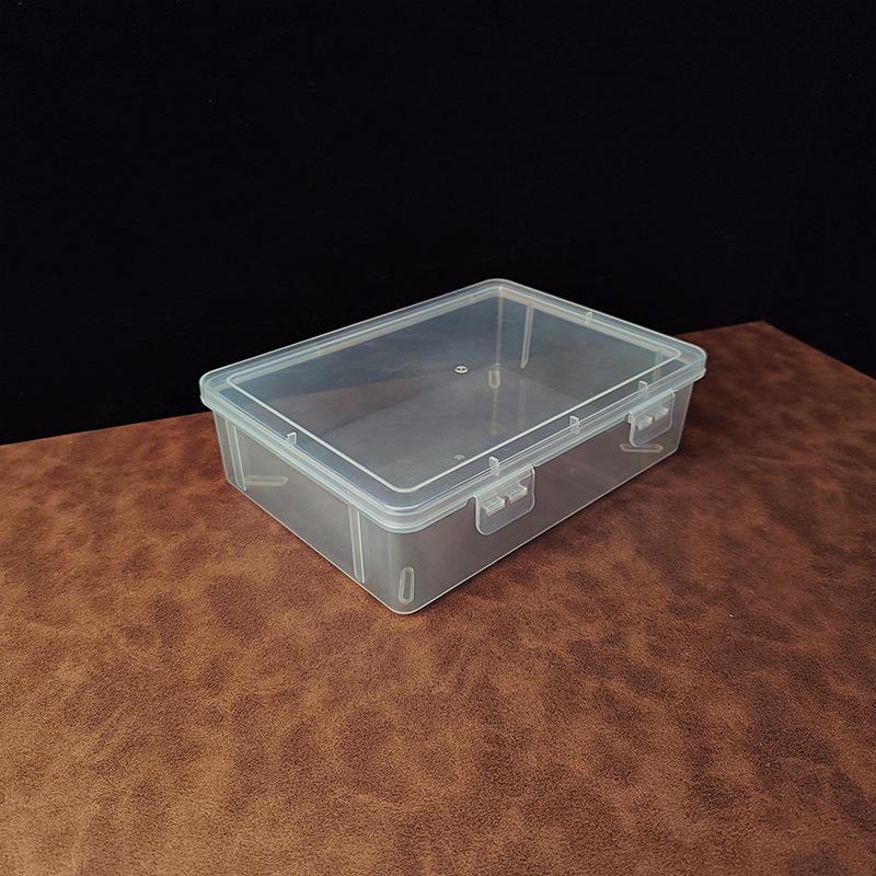 1950 Flip-top Transparent Plastic Storage Box for Bedroom Sundries, Sketch Tools & Electronic Components