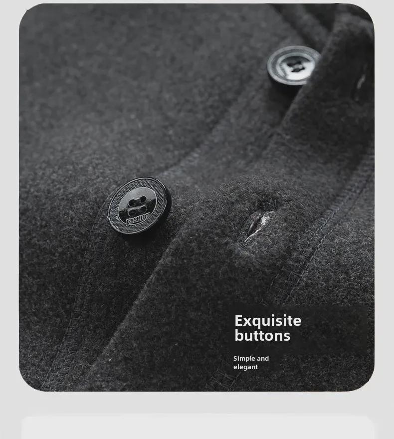 Herren 2024 Winter Warm Velvet Sportswear Dreiteiliger Anzug für mittleres und älteres Alter