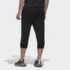 Adidas Essential 3-Stripe Tapered 3/4 Pants Men Bottoms Black EH3798