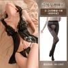 Large size sexy mesh perspective sex underwear, free lace suspenders, no steel ring sex clothes
