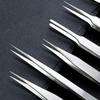 Set de 6 pensete din oțel inoxidabil pentru sarcini precise necesare pentru repararea electronicelor și fabricarea bijuteriilor