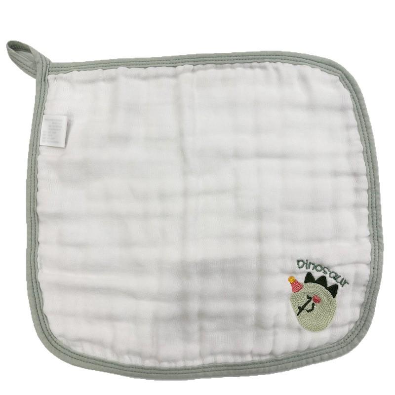 Soft Baby Gauze Towel - 6-Layer Embroidered Face & Bathing Towel