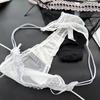 Ladies Summer Lovely Sexy Lace Mesh Low Waist Transparent Thong Underwear