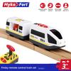 Small Train Rail Car Toy Electric Remote Control Locomotive Magnetic Wooden Track