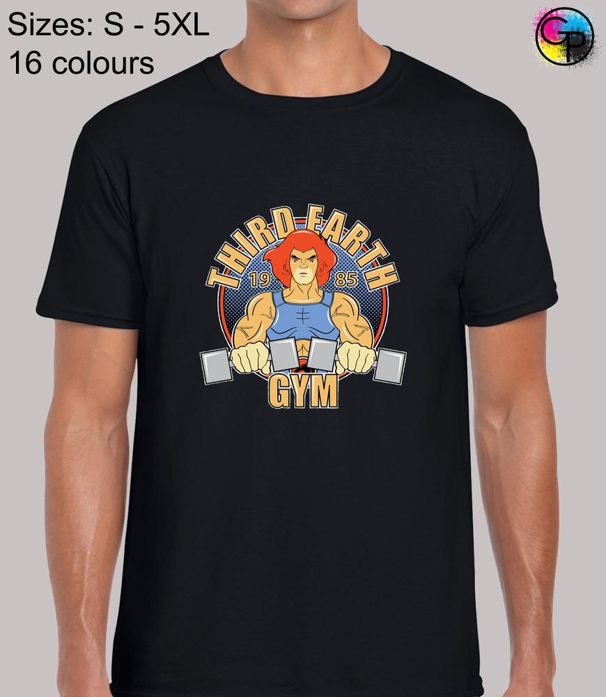 

Thundercats Gym Action TV Show Inspired Novelty Regular Fit T-Shirt for Men L