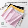 Female Spring and Autumn Cotton Anti Bacterial High Waisted Anti Slip Boxer Safety Briefs