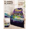 Cool Scooby Doo Flannel Printed Blanket Cozy Warm Fleece Blanket For Living Room Bedroom Gaming Room Lightweight Home Decor Valentine'S Day Gift