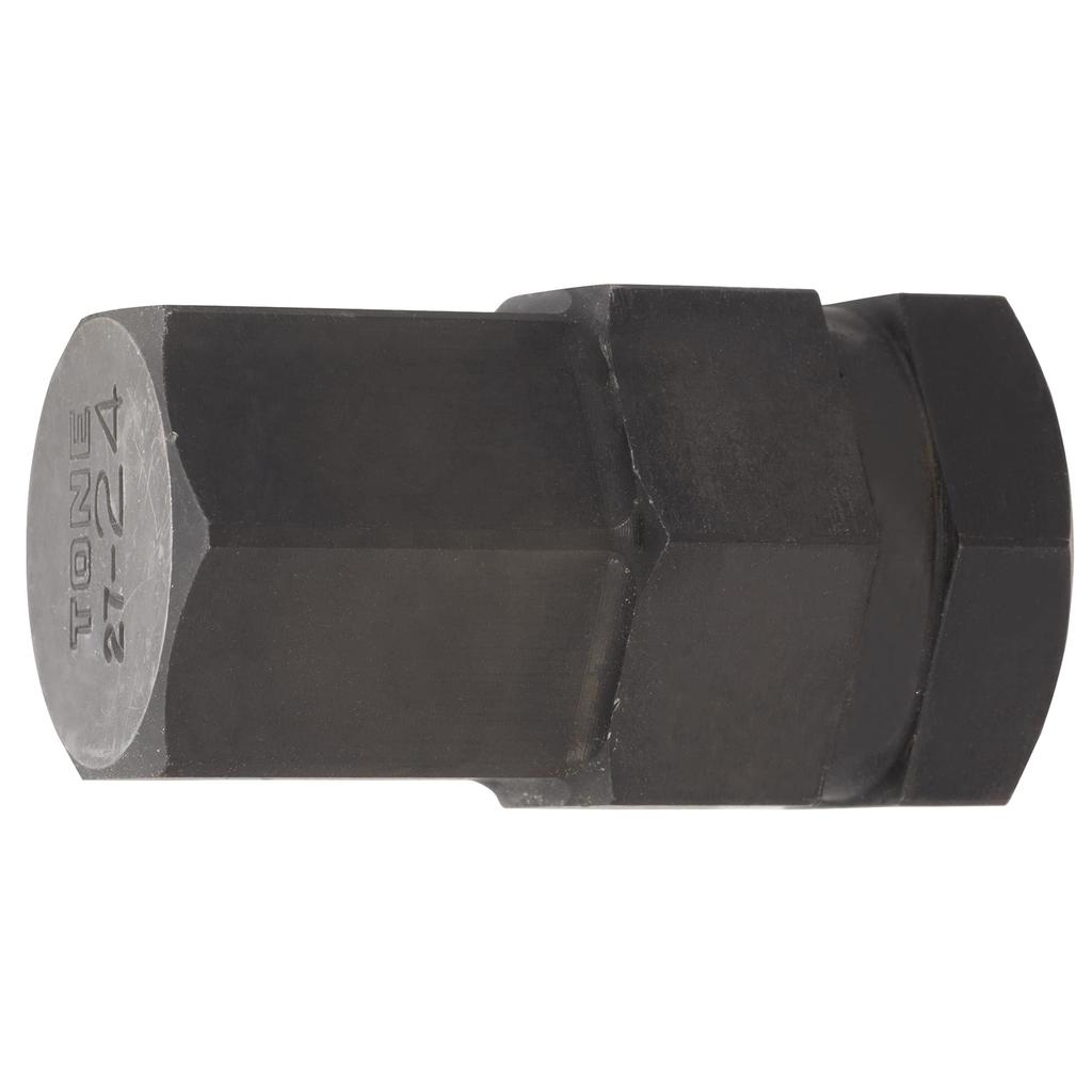 TONE Impact Hexagon Bit 27mm 24mm Hexagon Width (Interchangeable) BIT27-24, Drive,