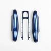 Car Key Case Gentian Blue Remote Control Fob Protective Shell For Porsche Macan Panamera Taycan Cayman Cayenne 911 718 Boxster