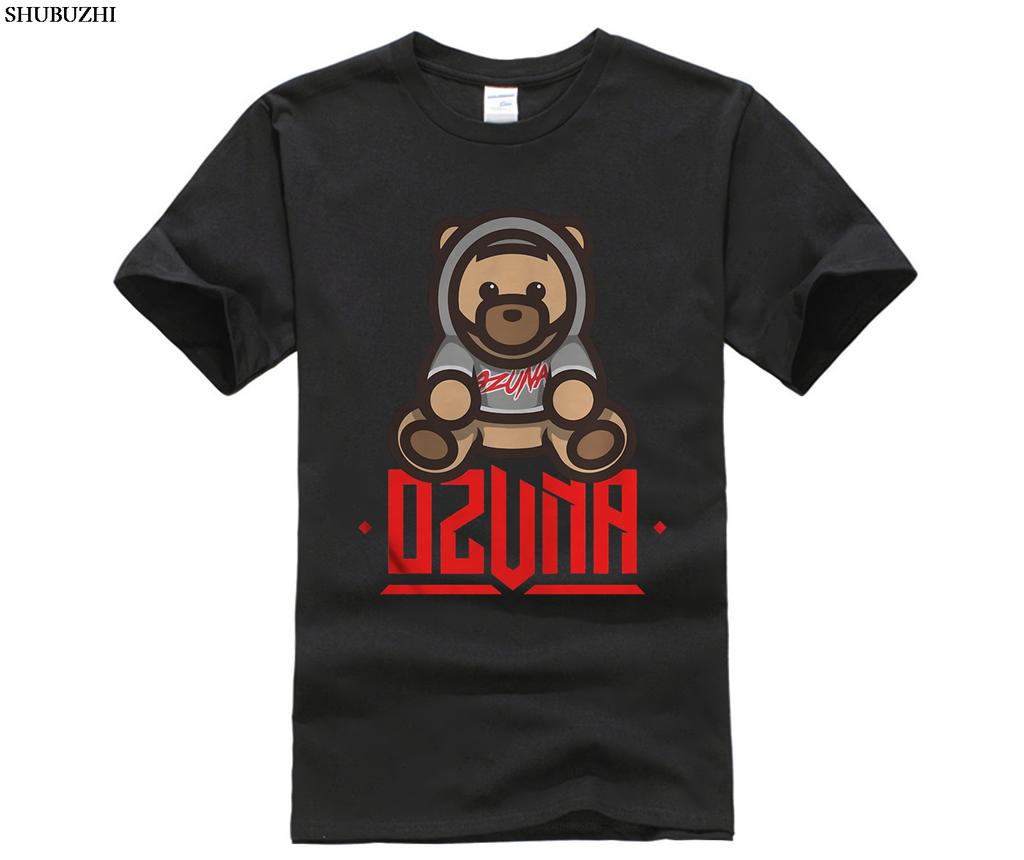 OZUNA logo new design best shirt fashion summer cotton tshirt new black brand tee-shirt male tops drop shipping Funny Top Tees