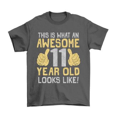 Boys 11th Birthday T-Shirt Kids Awesome 11 Year Old GIFT Idea Celebration Party