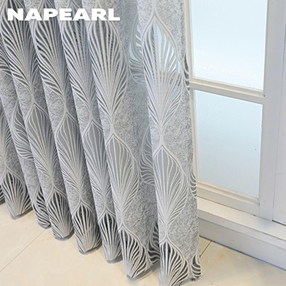 1 Stück NAPEARL 10–20 % Verdunkelungsvorhang im europäischen Stil, Jacquard-Vorhang für Wohnzimmer, Schlafzimmer, Heimdekoration, 1 Stück