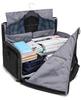 Foldable Business Travel Bag: Large Capacity, Wet/Dry Separation, Luggage Handle Attachment
