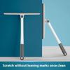 360 Degree Rotatable Shower Squeegee Glass Wiper Scraper Squeegee Cleaner with Silicone Holder Bathroom Mirror Scraper Cleaning