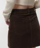 Musinsa Standard Woman Women'S Corduroy Mini Skirt [Brown]