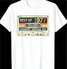 Best Of 1977 Cassette Tape Print Tshirt Casual Tee Soft Tops For 47th Birthday Vintage Music Gifts
