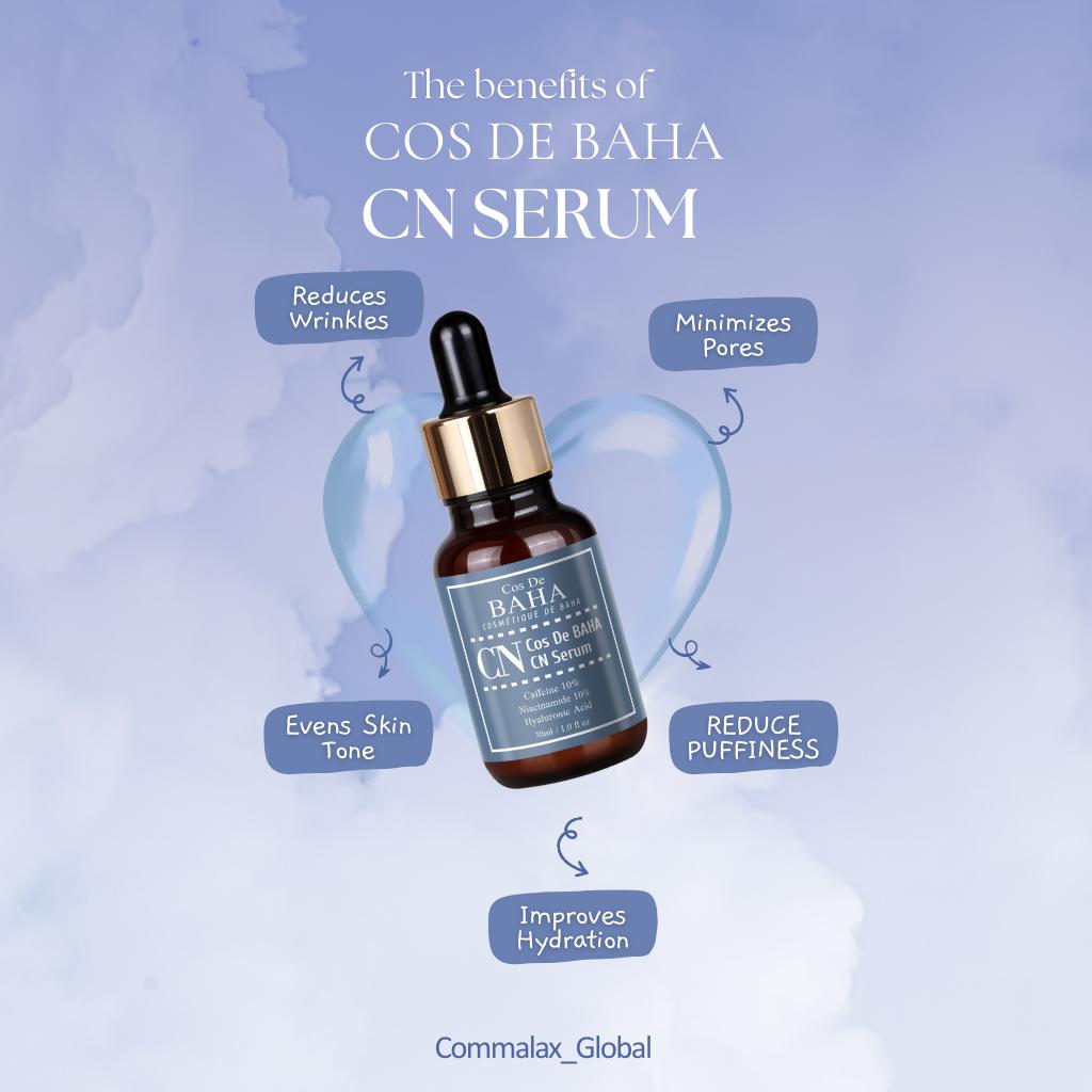 Cos De BAHA Caffeine Niacinamide 10% Serum 30ml (CN)