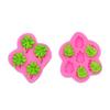 Multiple Leaf Silicone Mold Ginkgo Leaf Four-leaf Clover Turtle Back Leaf Maple Leaf Cake Decoration