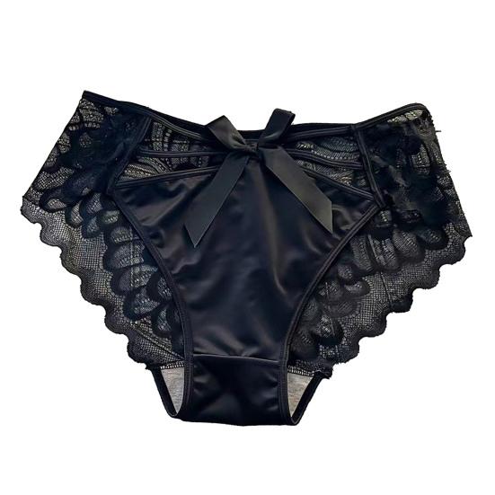 Women's Sexy Lace Hipster Underwear Soft Floral Lace Low Rise Panties Seamless Sheer Mesh Ladies Briefs