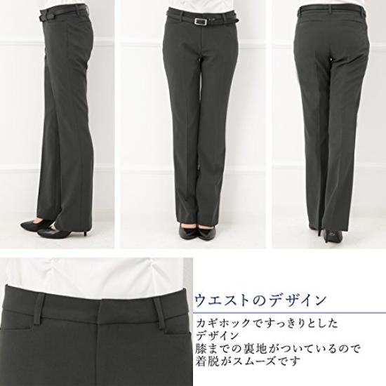 Stretch Tight Pants Size Black [Add Rouge] Women's Suit, 3-piece Set, 2-way Suit, Washable, Skirt, Full-Length [j5023], 5, [2 Buttons],