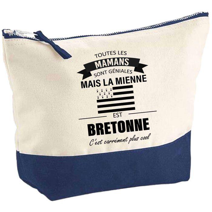 Trousse de maquillage - PLANETEE - Maman Bretonne - Grand format - Impression HD - Fabriquée en France