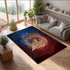 Sydney Roosters Kristall-Samt-Teppich Weich Anti?Rutschfeste Fußmatte Bequemer Wohnzimmer Schlafzimmer Dekor Teppich