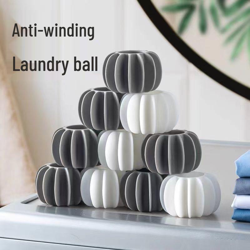 Laundry Detergent Ball - Stain Removal & Anti-Tangle for Drum Washers: Prevents Clothes Knotting, Magic Wash Care. 10 Pieces Anti-Tangle 99x Clean