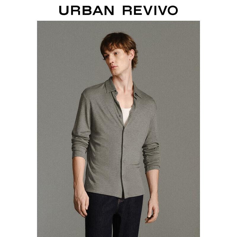 UR Men s Business Casual Long-Sleeve Polo Shirt XL