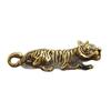 3D Messing Chinesisches Tierkreiszeichen Tiger Schlüsselanhänger Anhänger - Antiker Stil