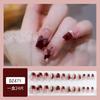 1 Pc Silver Glitter Butterfly Wearable Nail Sticker, Handmade Wearable Nail Art