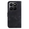 For Honor 400 Smart 5G/4G/X7d 4G Stand Case 7-Shaped Pattern Imprint Leather Phone Cover with Strap