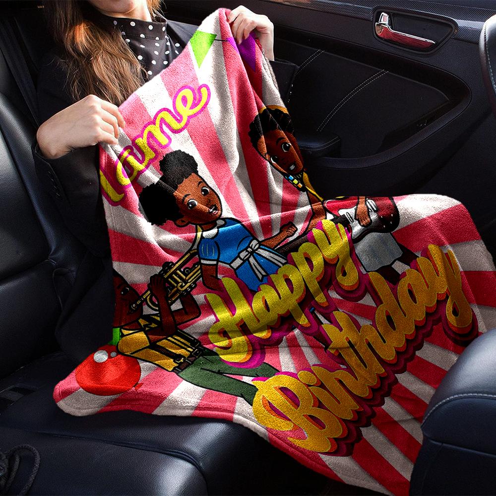Customiz Name Personality Gracies Corner Blanket Soft &Warm Sofa Office Bed Travel Lunch Break Blanket, Gift Suitable All Seasons