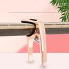 Guitar Capo Adjustable Guitar Capo Tuning Tone Clip with 3 Guitar Plectrums for Acoustic Electric Guitar Bass Ukulele