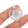 Tanzanite Gemstone Handmade 925 Sterling Silver Jewelry Partywear Pendant 1.4" CP-15-11