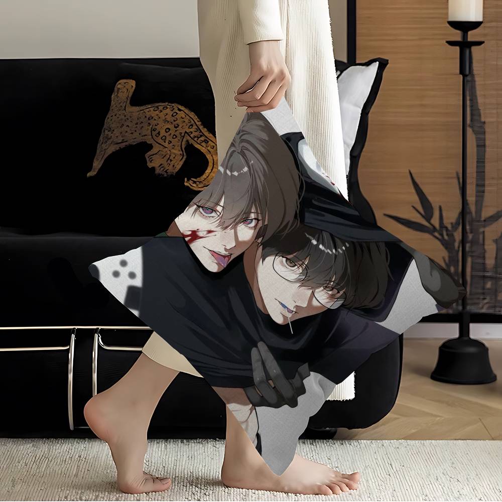 Anime Lost In The Cloud Cushion Cover Inches Farmhouse Decor Home Throw Pillow Covers for Couch Decorations