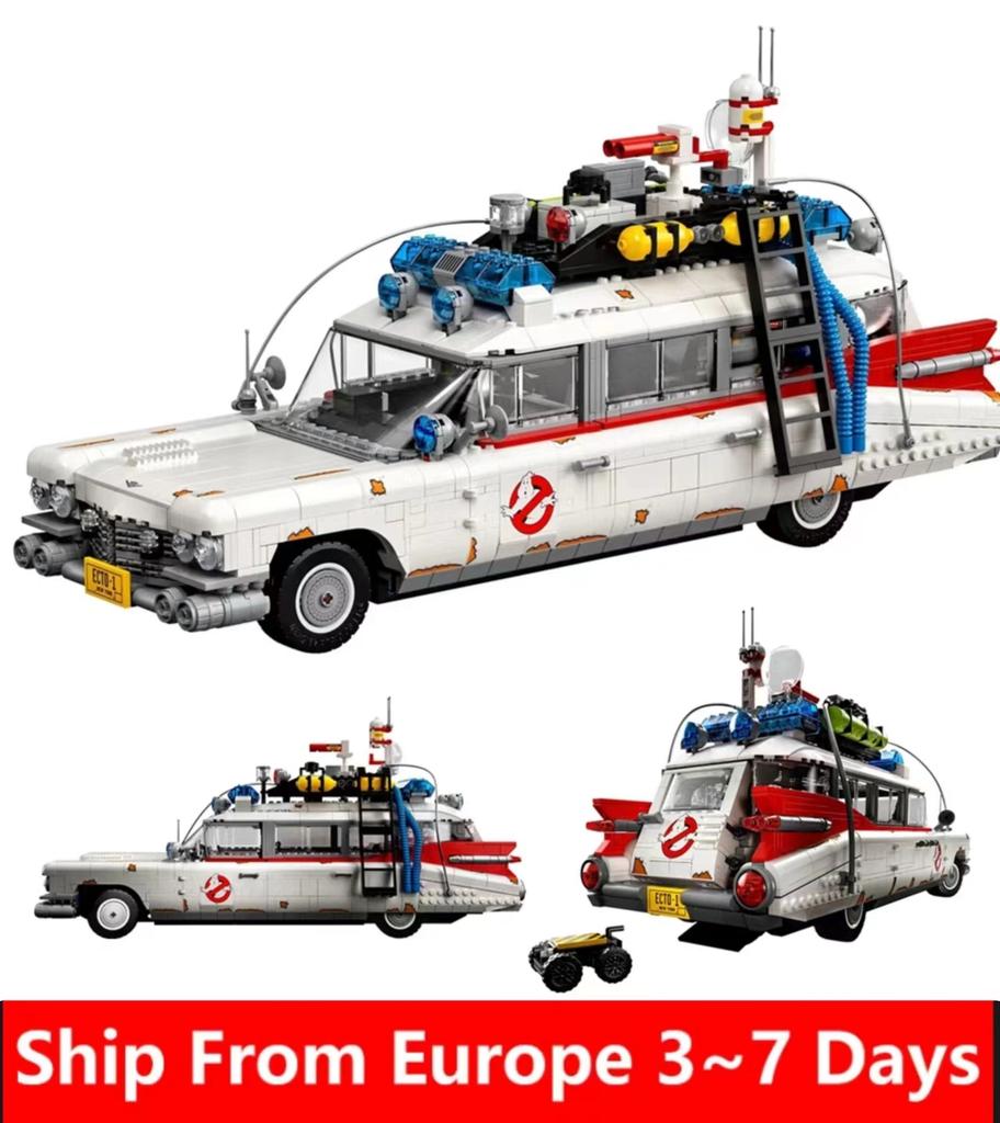 Classic Vintage Car Moc Building Blocks Model Diy Bricks Set Display Collection Toys For Kids Adults Halloween Christmas Gift